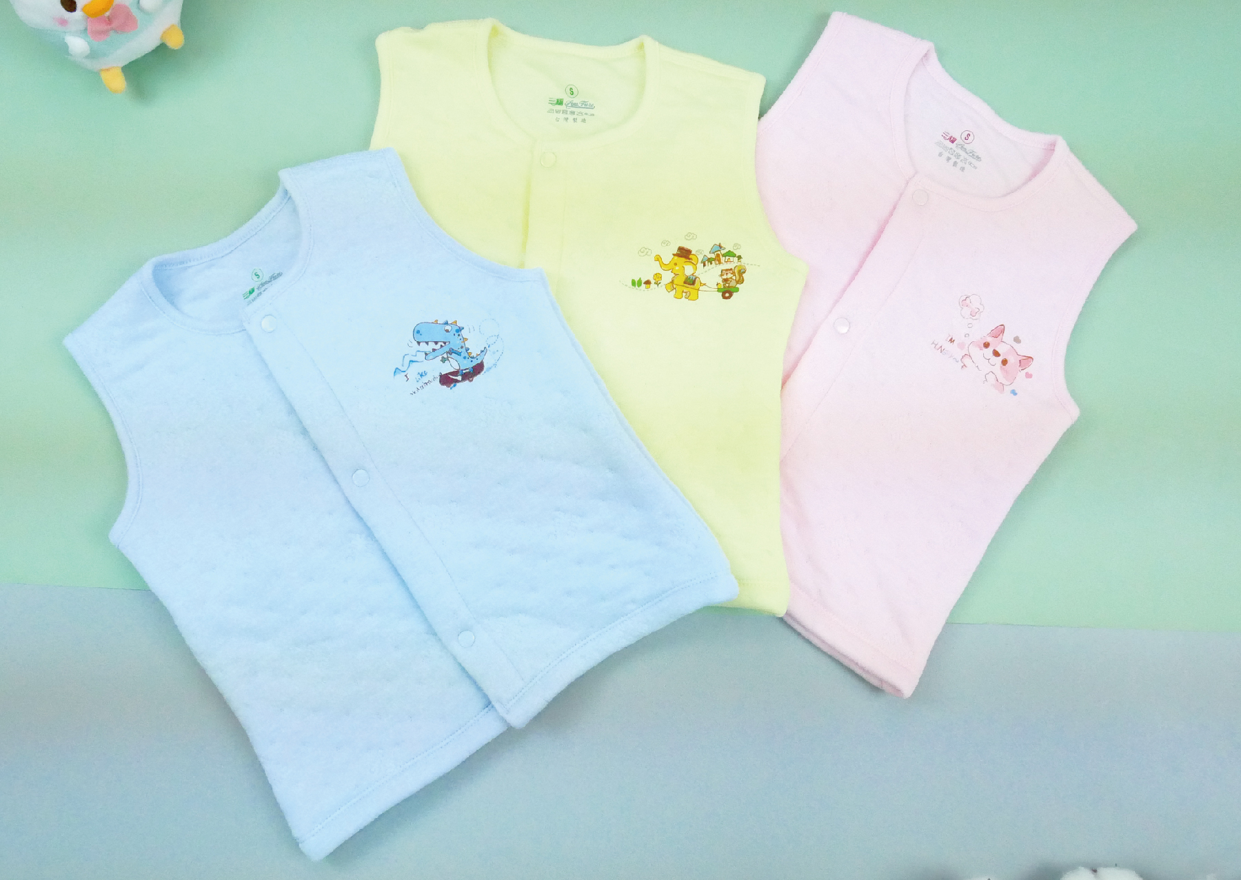 小三福 三福 壓棉兒童保暖背心