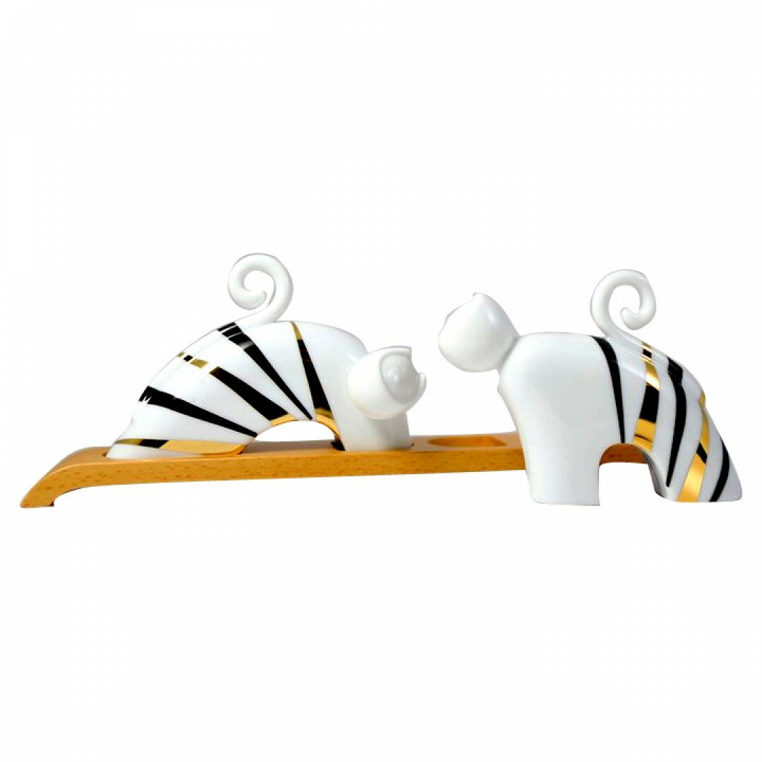 可愛貓椒鹽罐-相依-凡爾賽系列(線條)