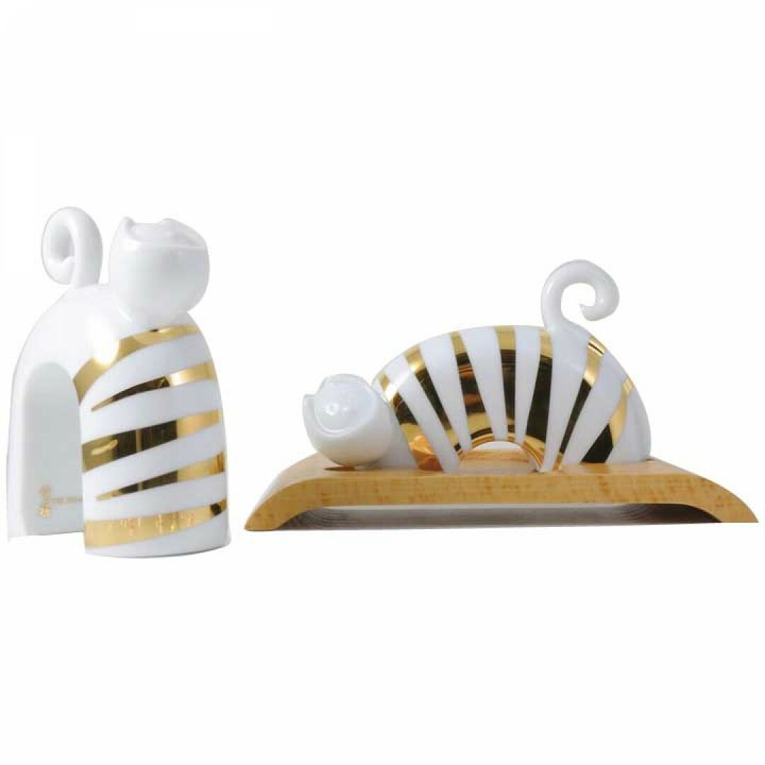 可愛貓椒鹽罐-相偎-叢林