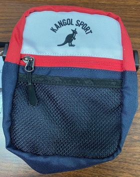 現貨 KANGOL SPORT 藍紅細鈄孭袋(Z26)