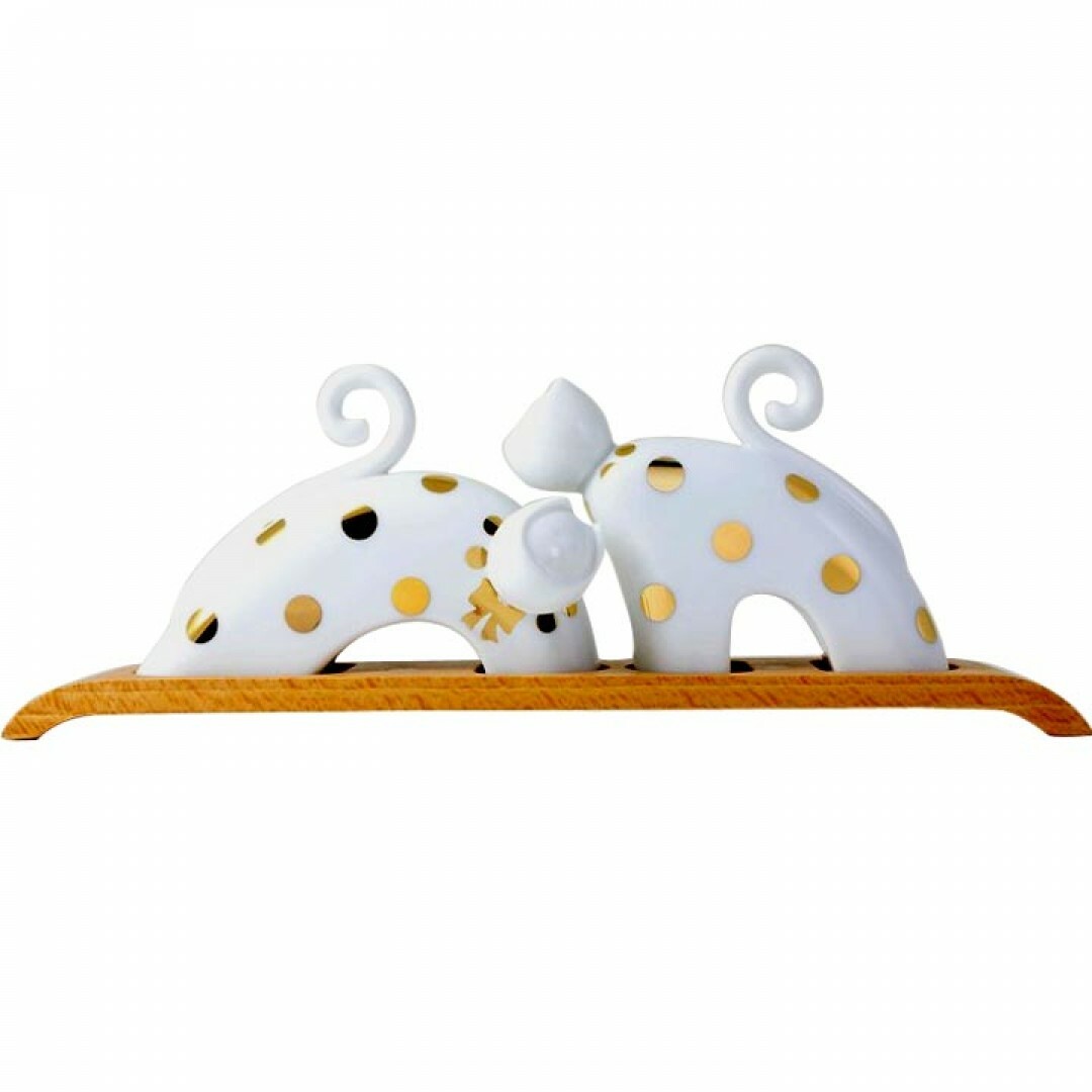 可愛貓椒鹽罐-相依-凡爾賽系列(點點)