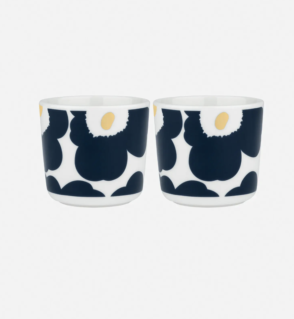 Japan Limited - 深藍色金金眼細碗套裝手握咖啡杯 (一套兩隻連禮盒)