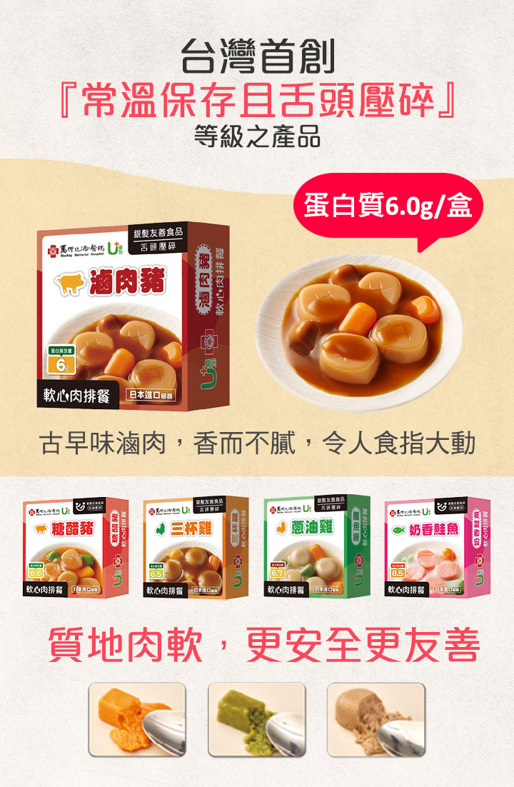 聯夏 馬偕優加 軟心肉排餐 滷肉豬