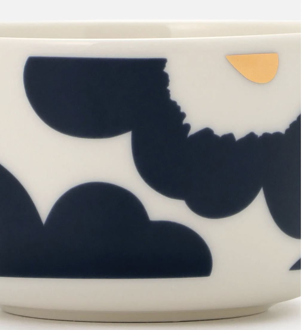 Japan Limited - 深藍色金金眼細碗