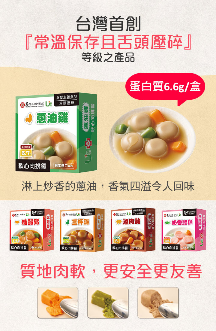 聯夏 馬偕優加 軟心肉排餐 蔥油雞