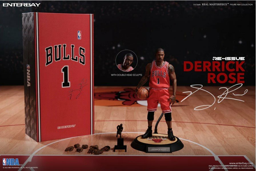 Enterbay : 1/6 NBA Derrick Rose 德里克‧羅斯 限量復刻版