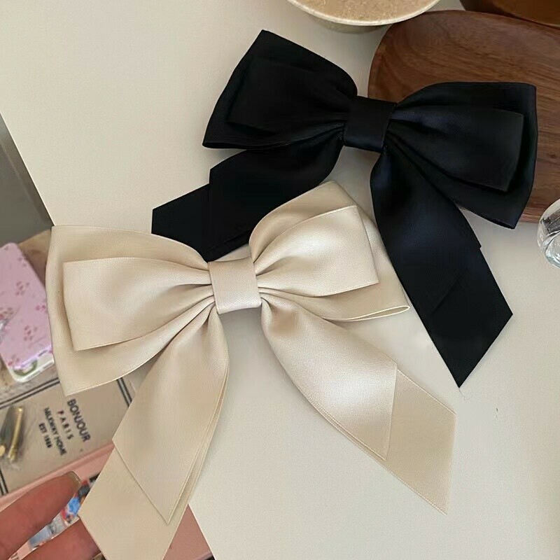 P07雙層素面蝴蝶結