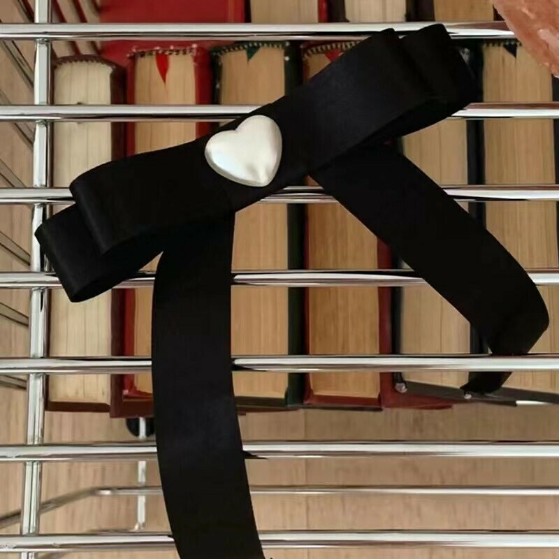 P09愛心素面雙層蝴蝶結