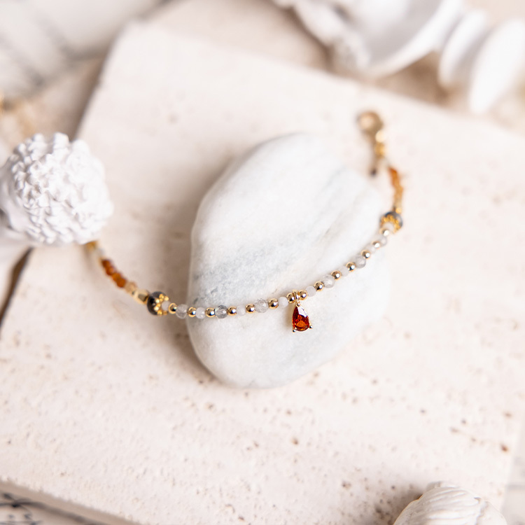 《台中意象》台中車站 • 跨時代守護 – 拉長石 – 手鍊