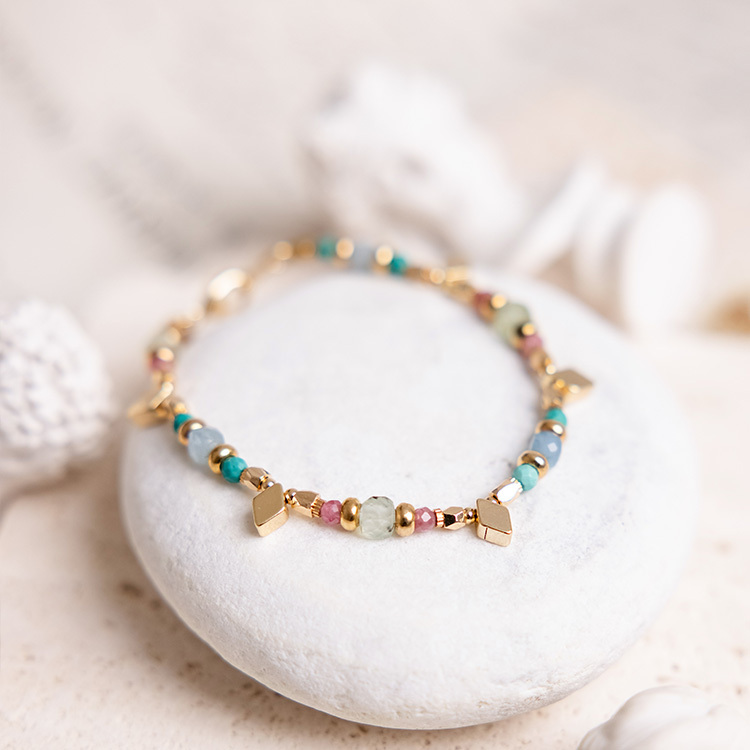 《台中意象》科博館 • 自然覺醒 – 葡萄海藍寶 – 手鍊