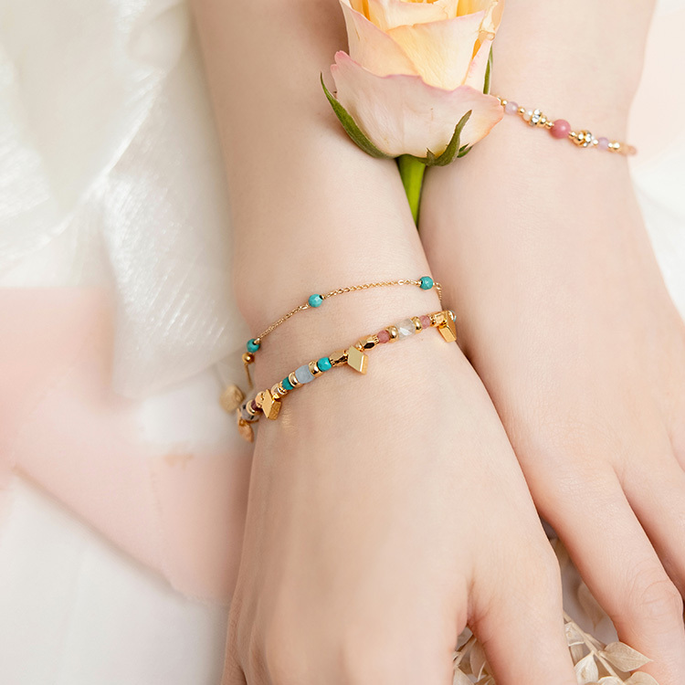 《台中意象》科博館 • 自然覺醒 – 葡萄海藍寶 – 手鍊