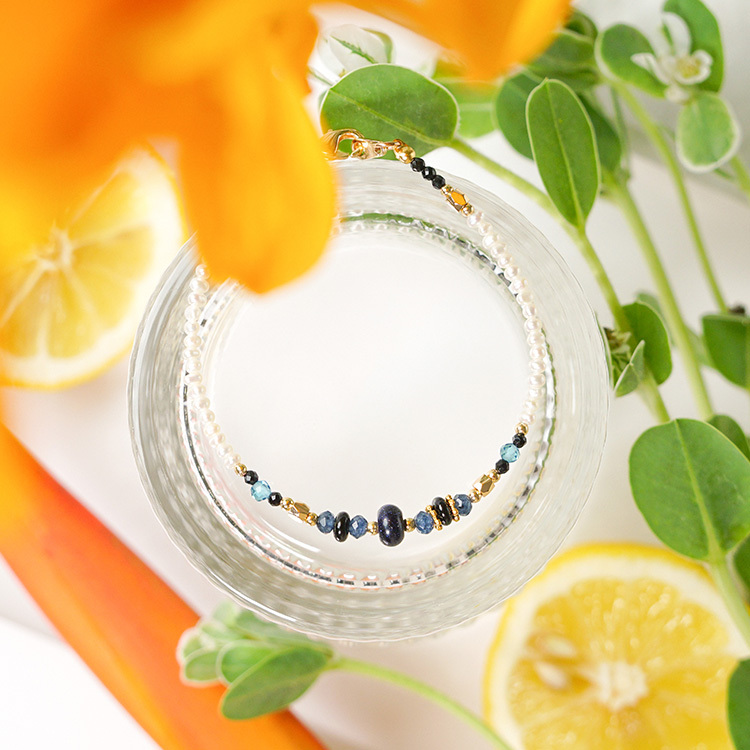 《官網限定》島嶼森浪 – 藍金沙 – 手鍊