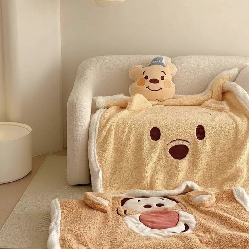 <限量優惠>迪士尼✨ Q版 毛毯組 法蘭絨 羊羔毛 毯子