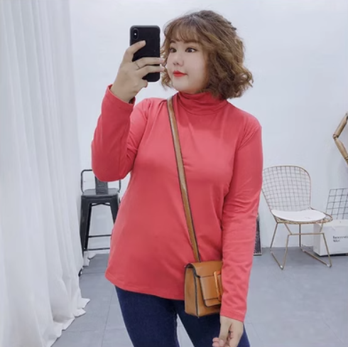 Turtleneck long-sleeved T-shirt undershirt