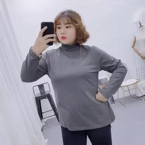 Turtleneck long-sleeved T-shirt undershirt