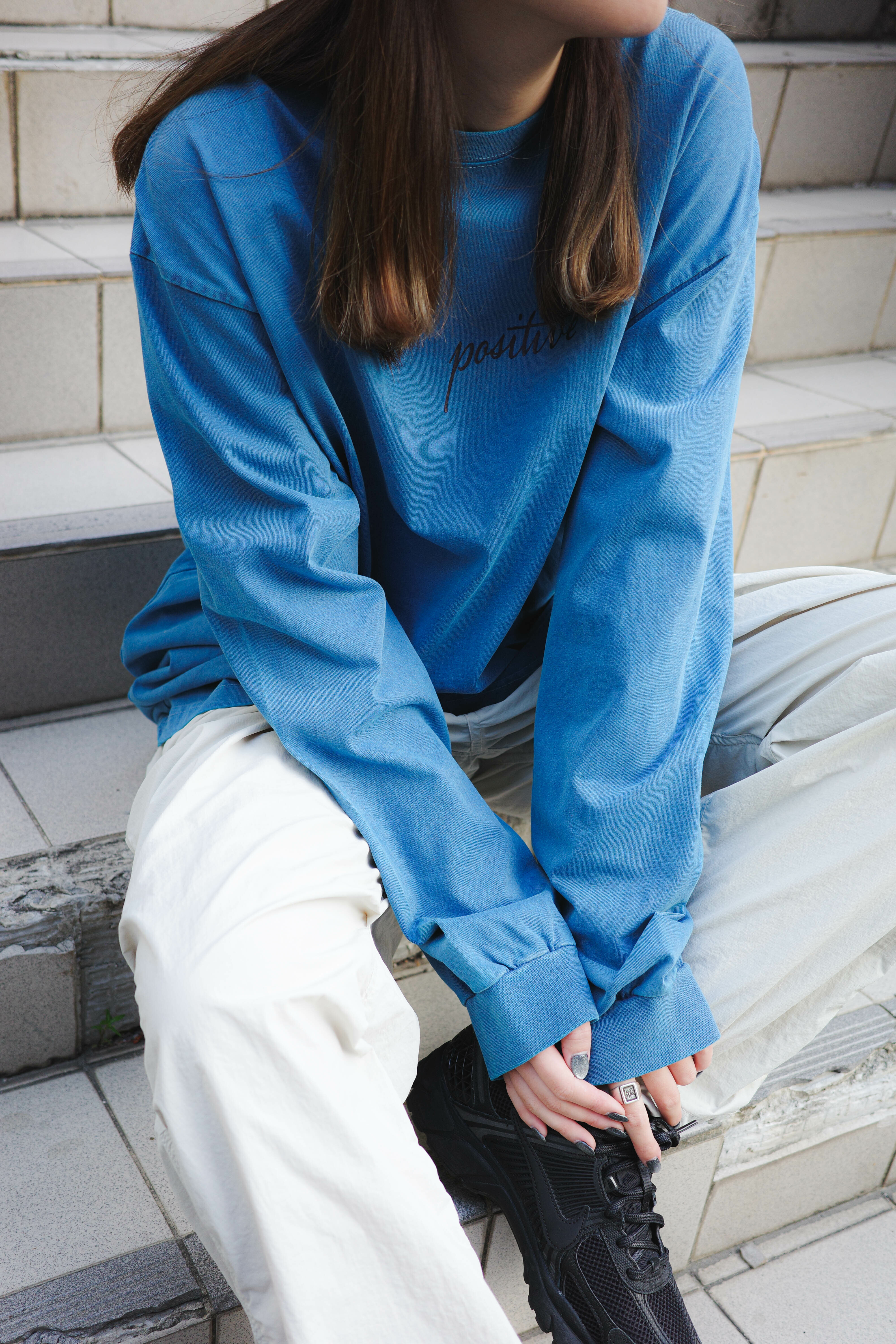 (GOAL) Positive 1302 經典LOGO薄長Tee