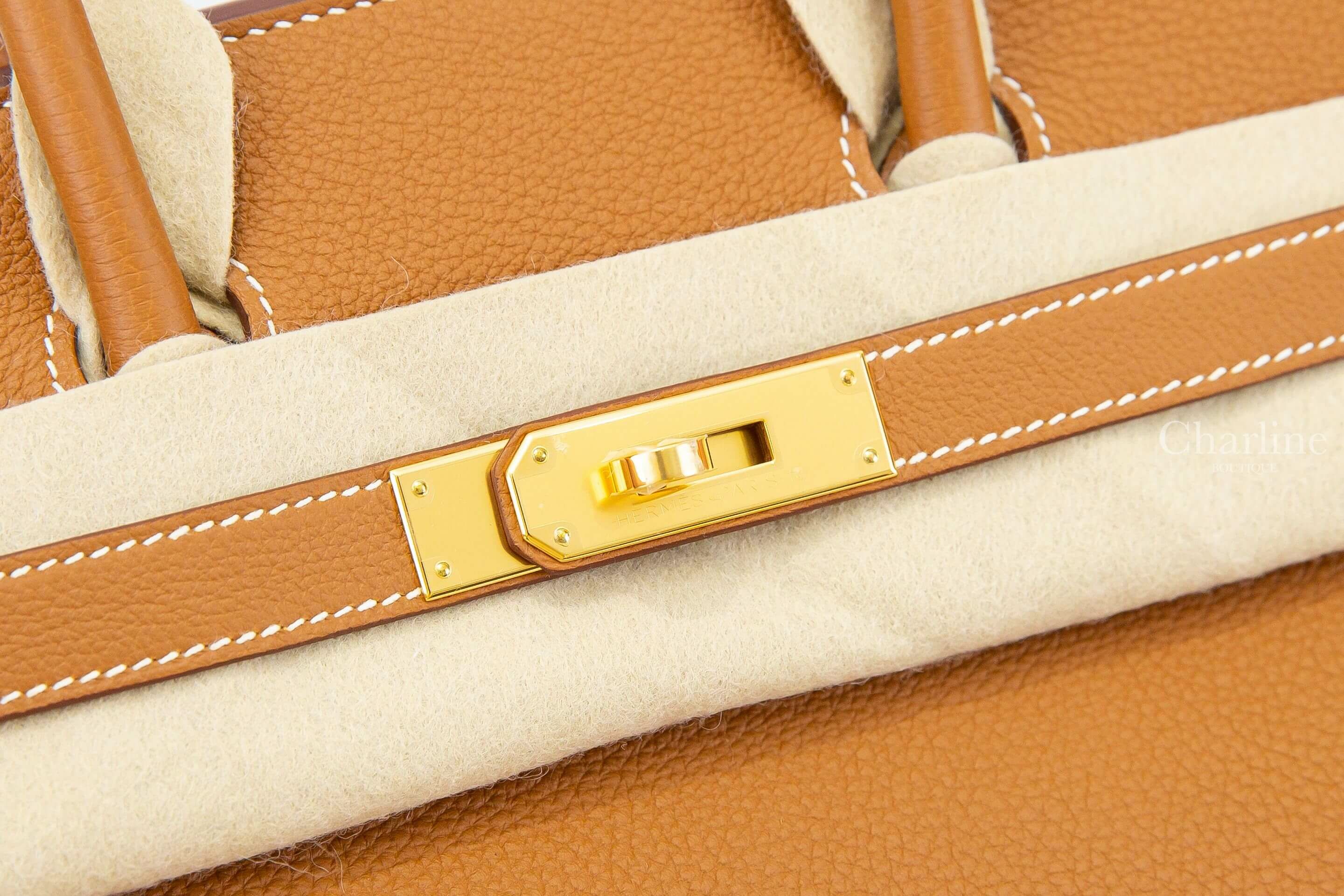 Hermès Birkin 30cm 37 Gold Veau Togo 焦糖色金釦鉑金包