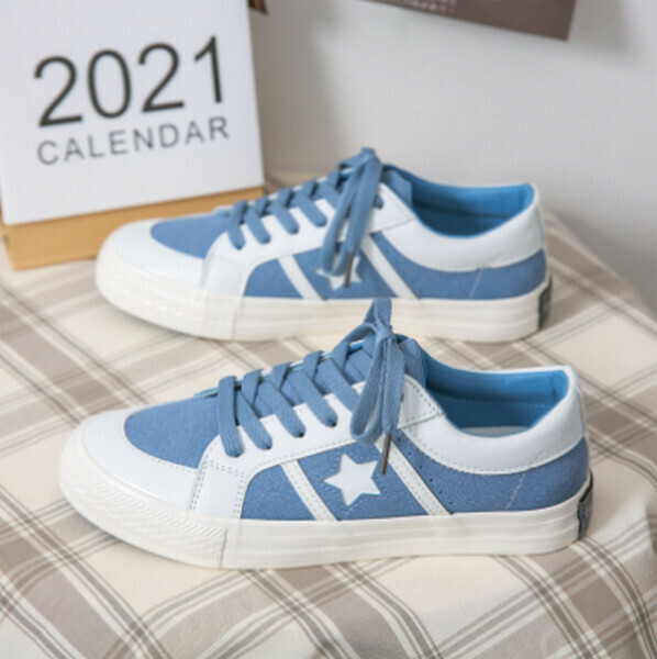 Spring and autumn casual shoes star couple espadrilles