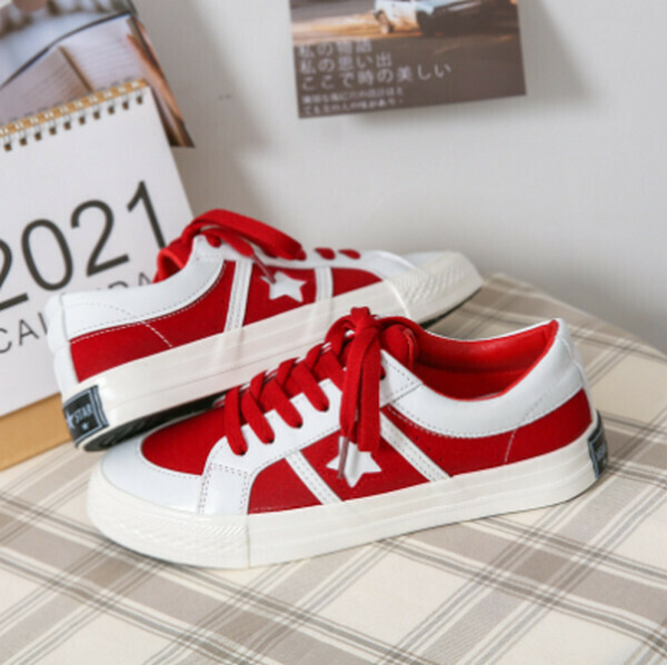 Spring and autumn casual shoes star couple espadrilles
