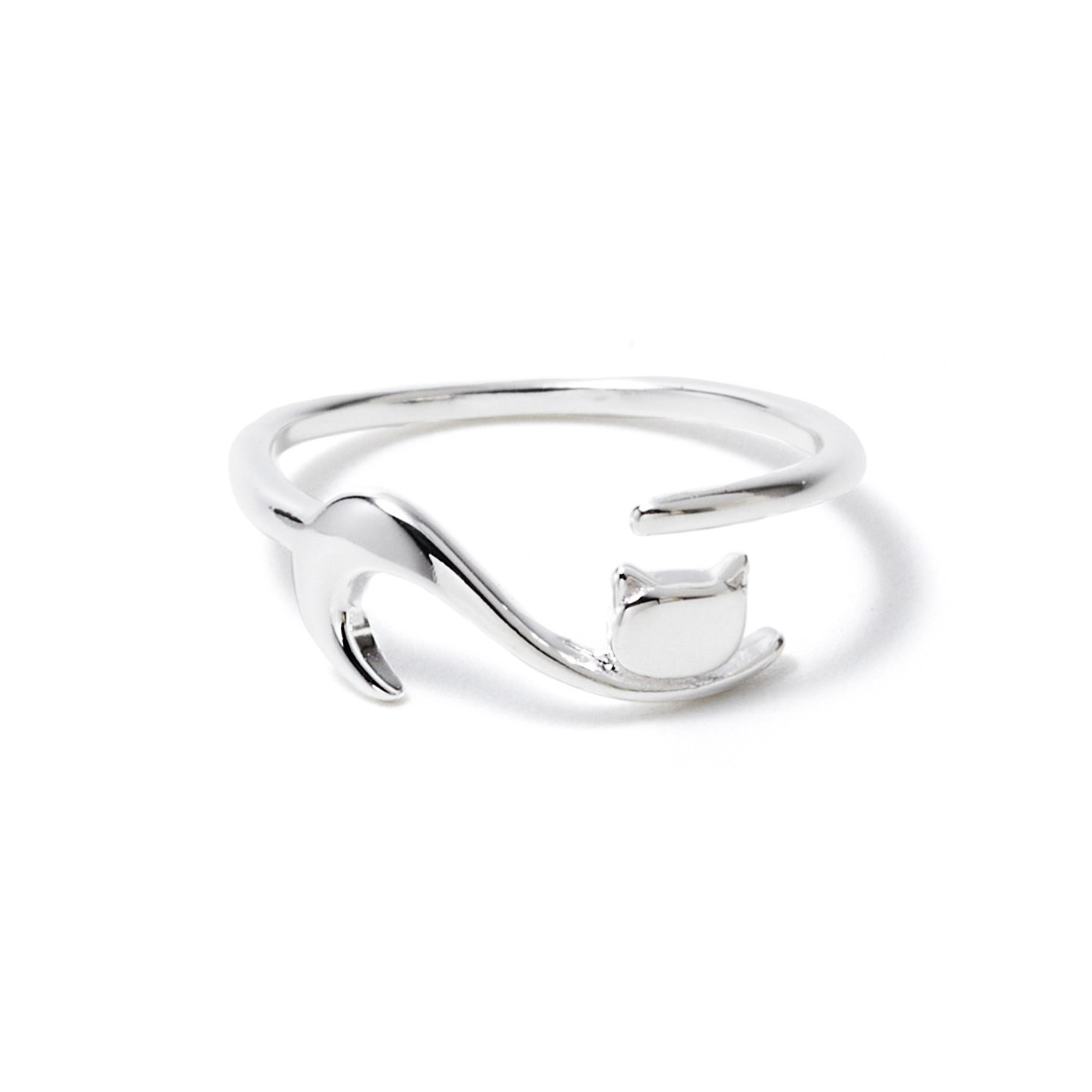 平價飾品,純銀,貓,戒指