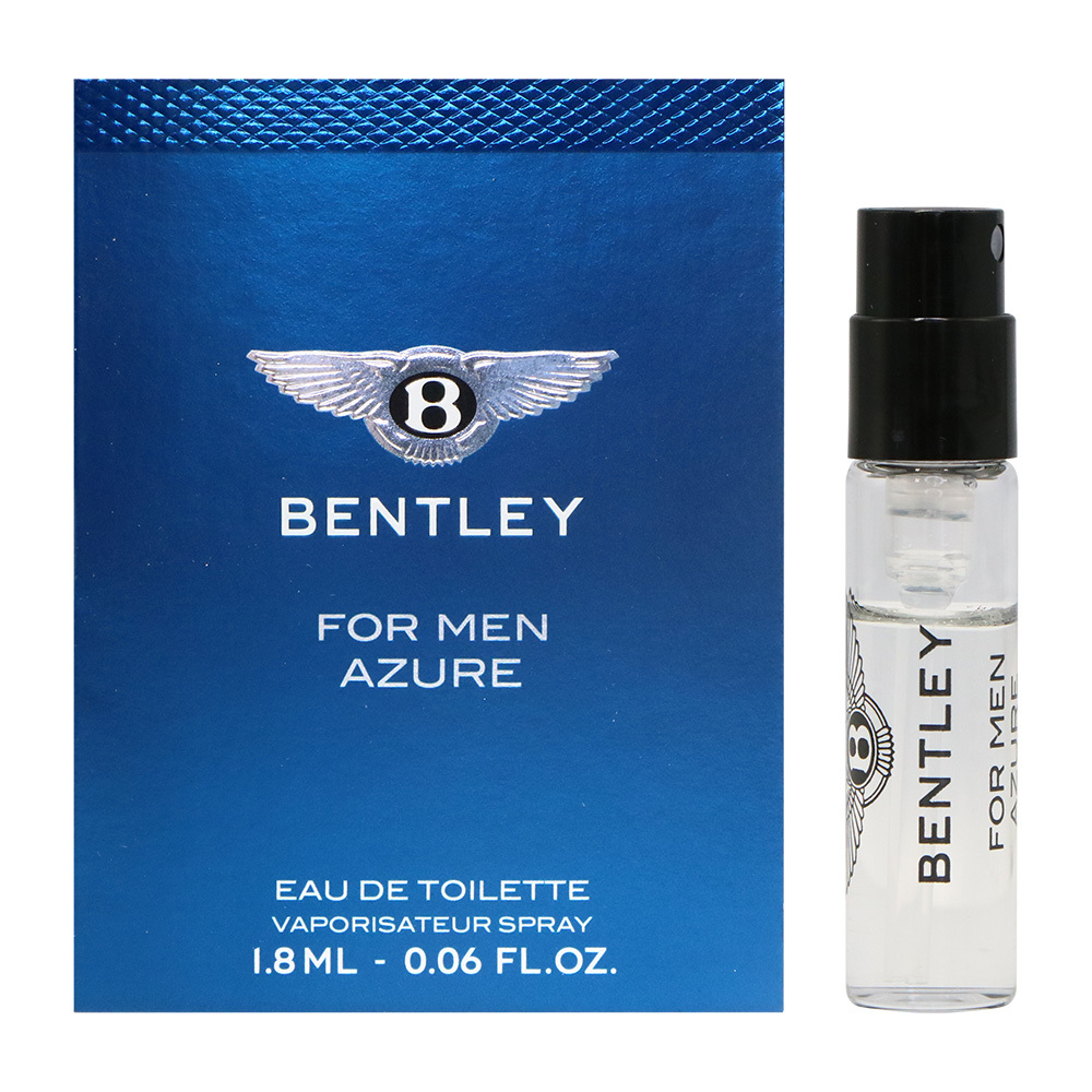 BENTLEY 賓利 FOR MEN AZURE 藍天男性淡香水1.8ml 針管