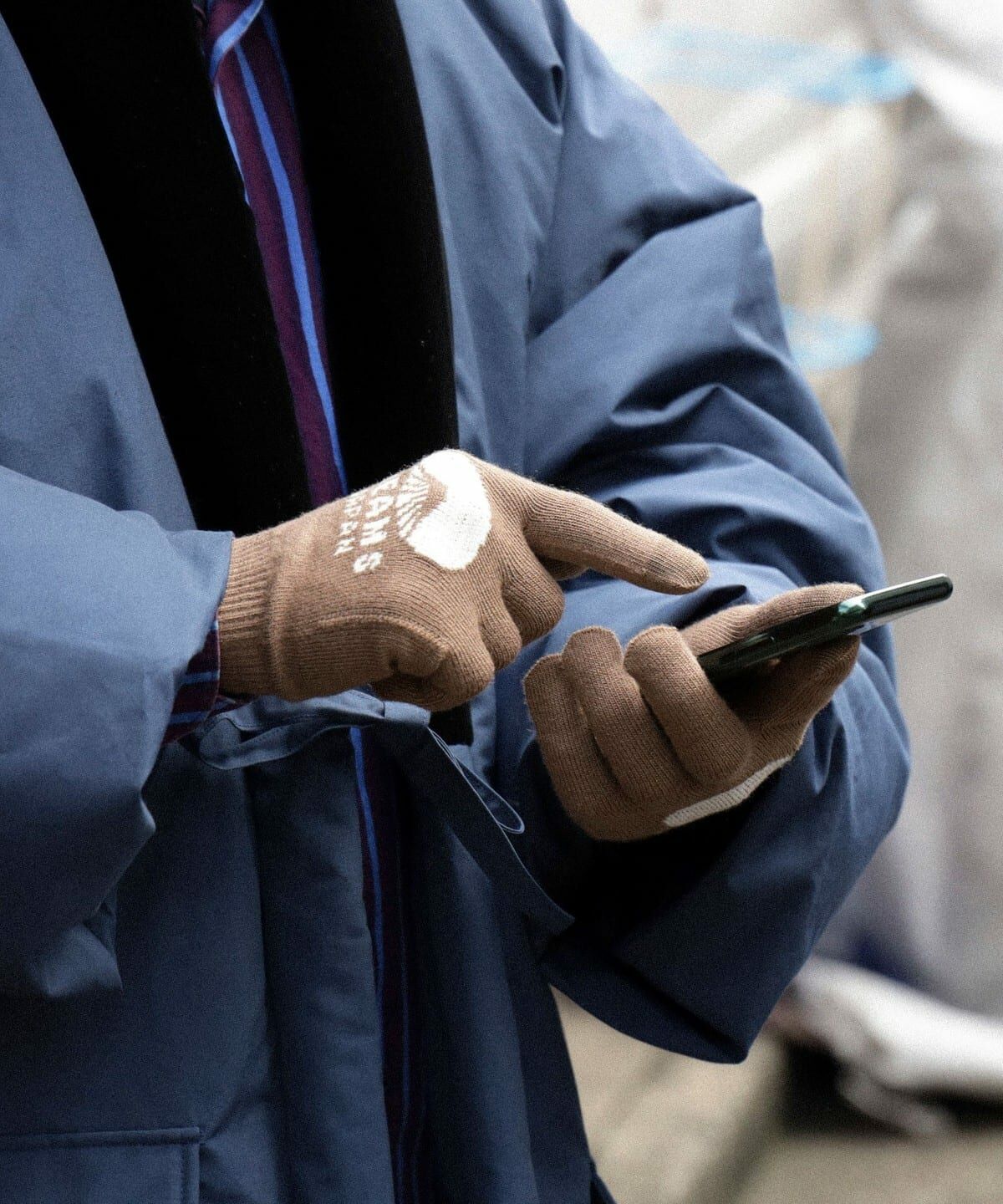 Beams Japan 日本製針織保暖手套