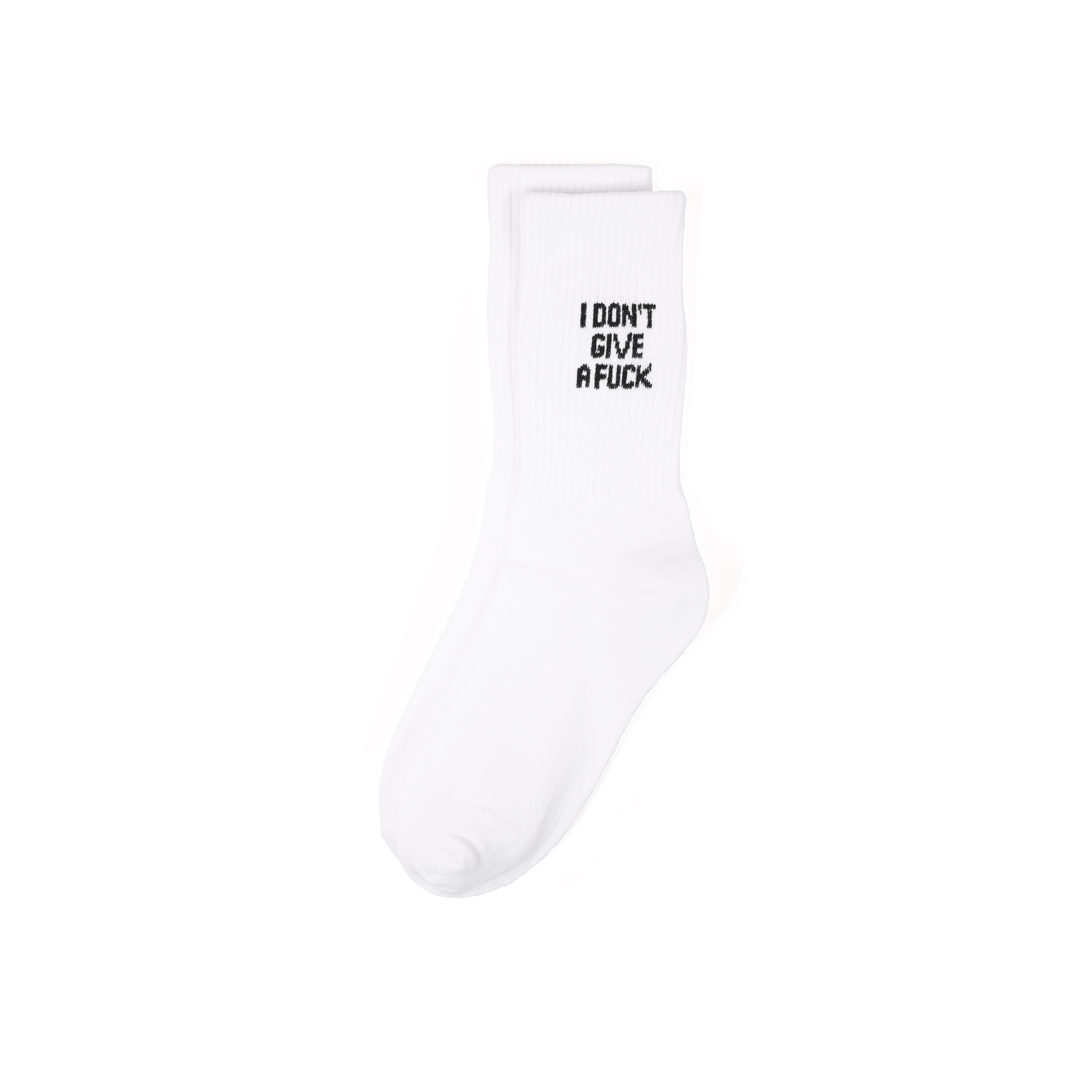 ALY DON'T GIVE A FUCK SOCKS ALYS0003 WHITE