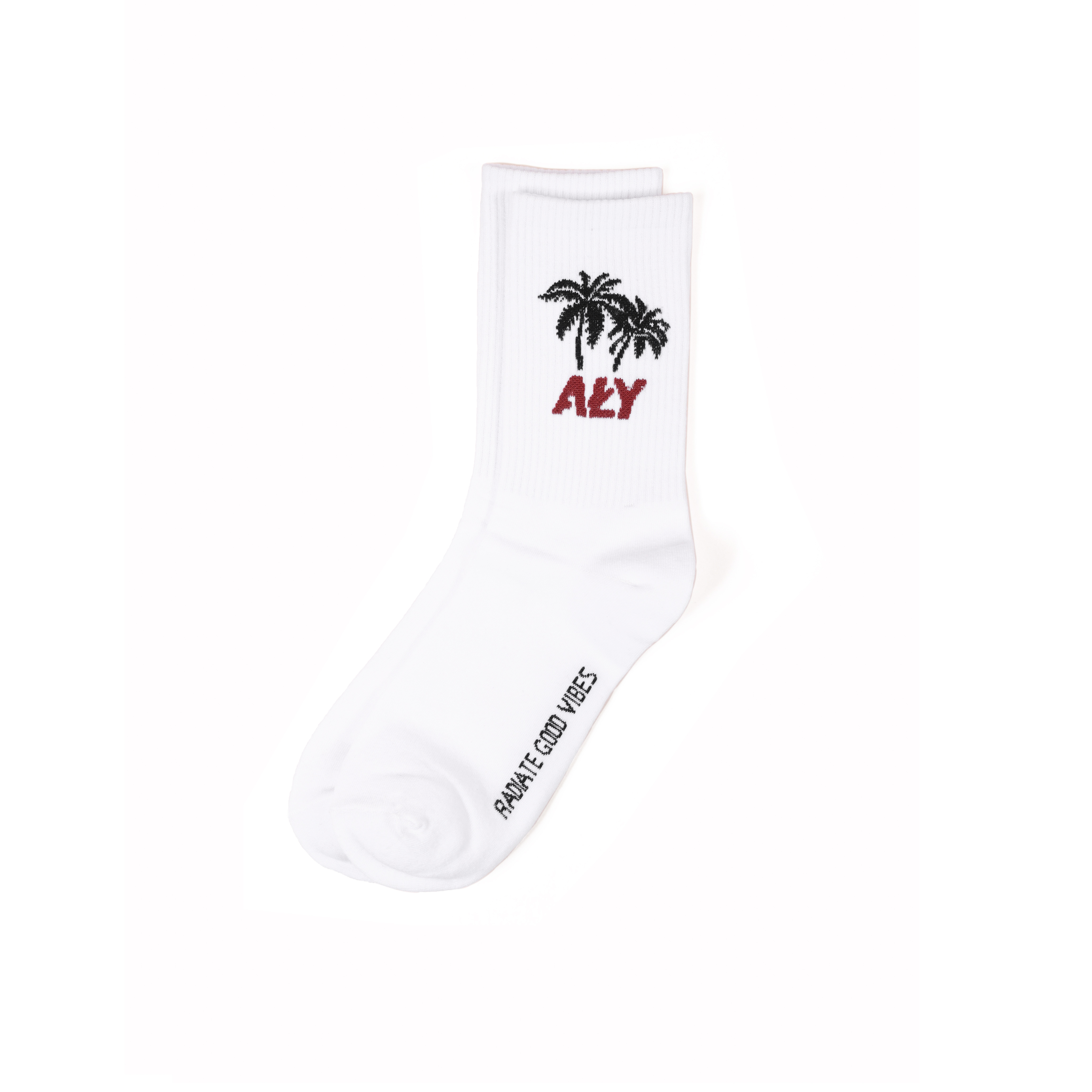 ALY LOGO SOCKS ALYS0004 WHITE