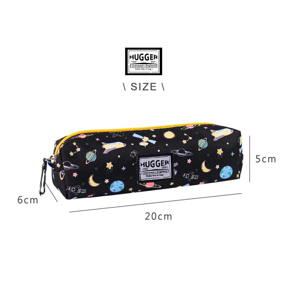 兒童鉛筆盒-筆袋外太空規格介紹長20公分x5公分x6公分