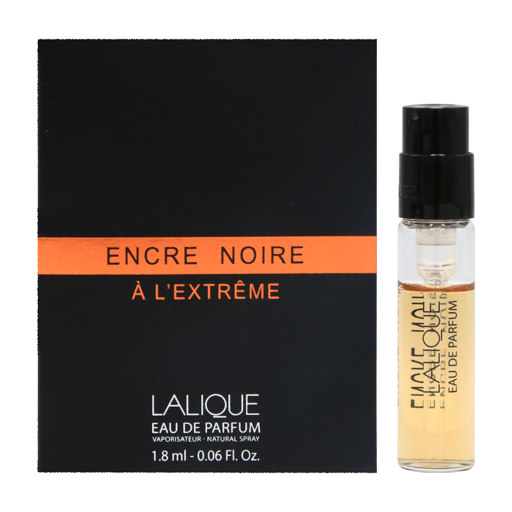LALIQUE 萊儷 Encre Noire A L'extreme 卓越黑澤男性淡香精1.8ml 針管