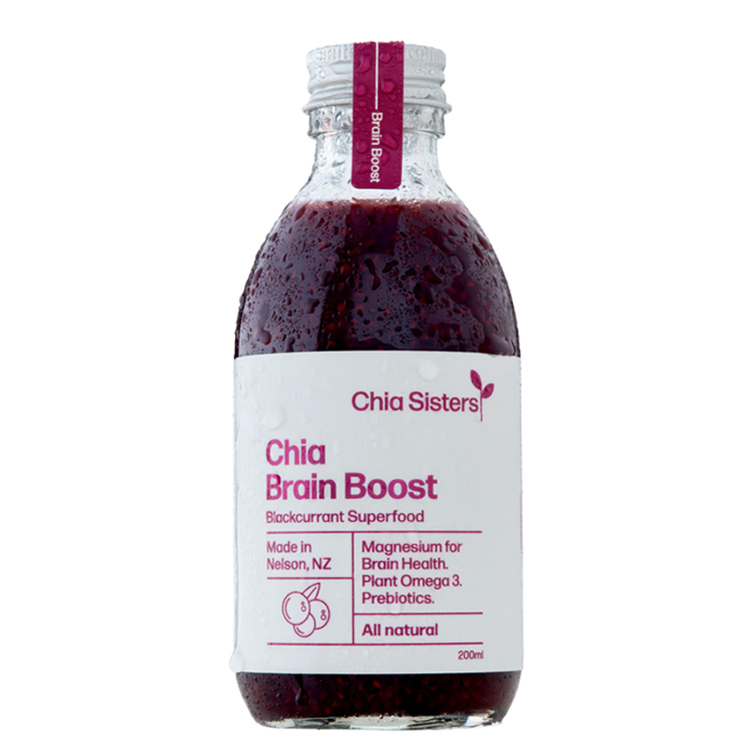 奇亞籽腦部能量飲品黑加侖子 200 毫升