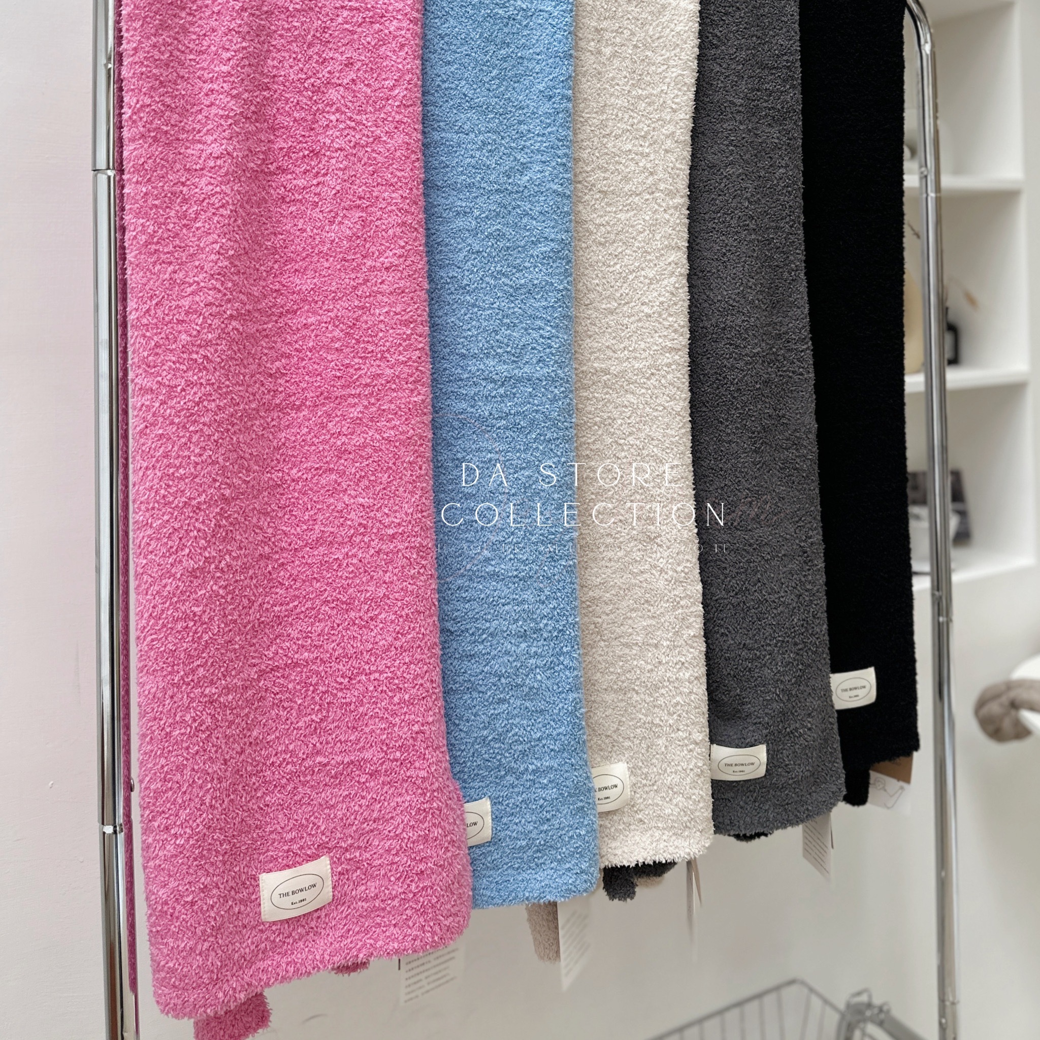 軟Q棉花糖小標籤圍巾/五色