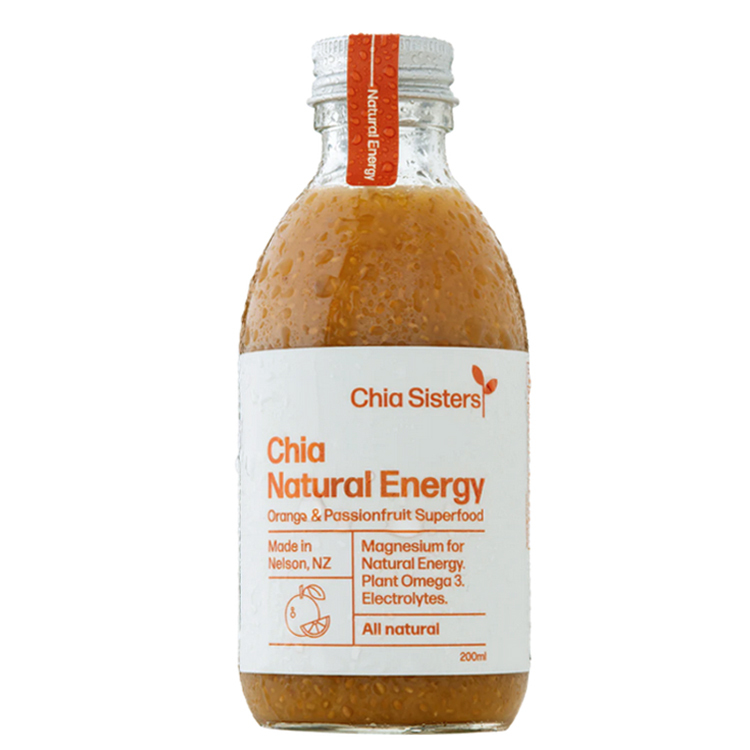 奇亞籽飲品天然能量橙 + 熱情果 200 毫升