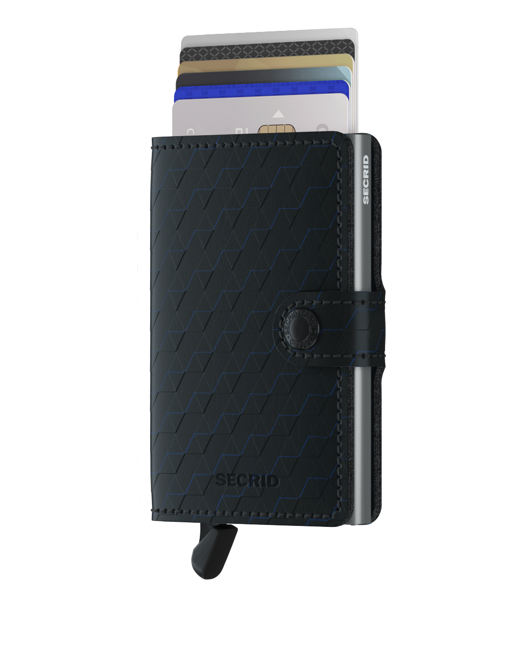 SECRID | Mini-wallet Optical Black Titanium (MOp-black titanium)