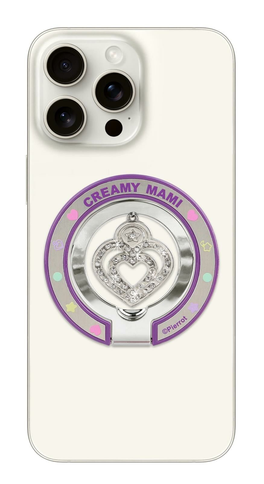 水晶心心 - 磁力電話指環式握把及支架