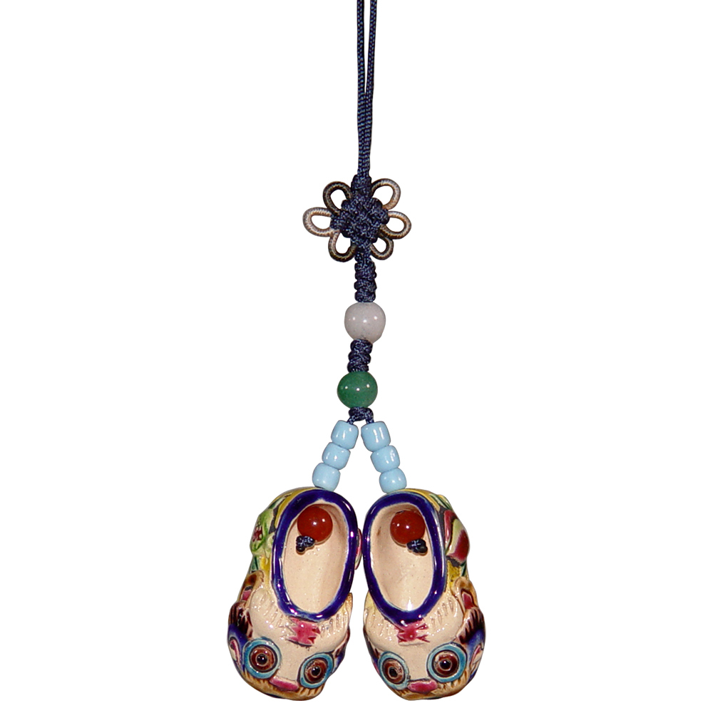 居家開運台灣國寶交趾【一步一腳印】迷你吊飾