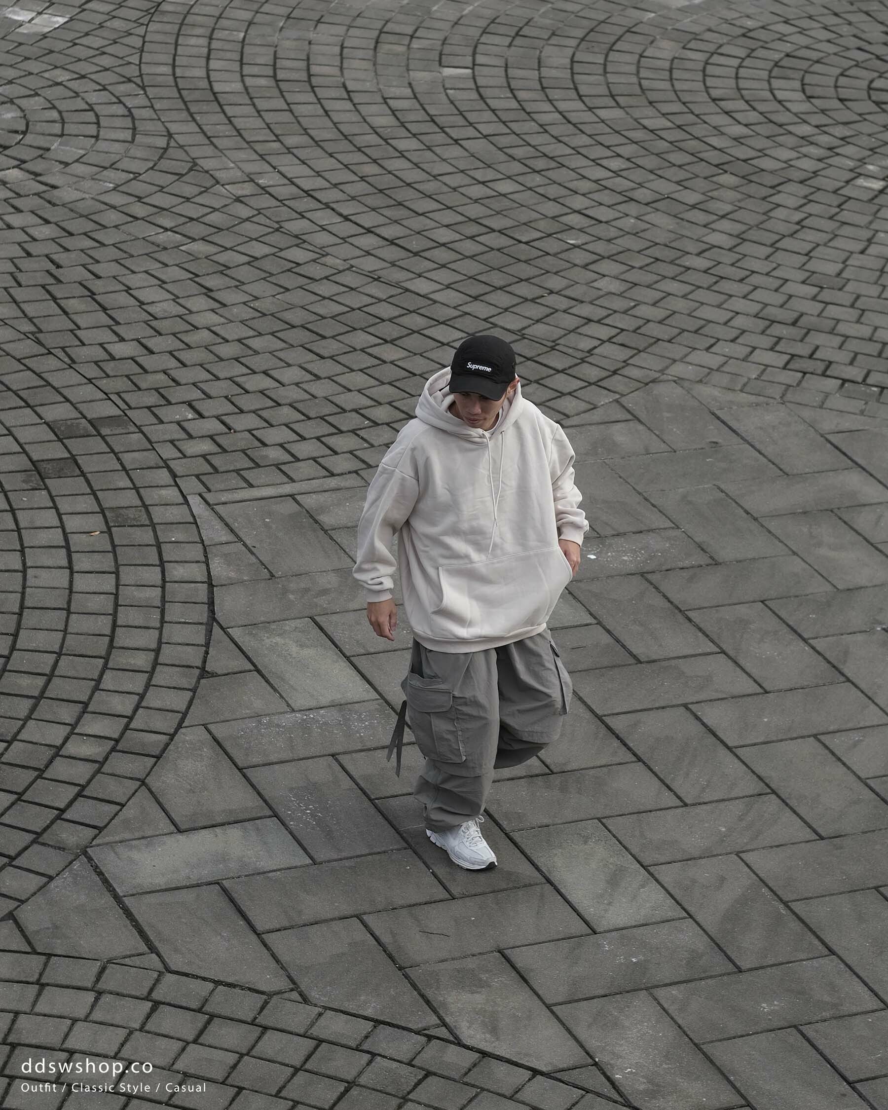 D.CLOSET 帽踢 hoodie 重磅 寬鬆 內刷毛