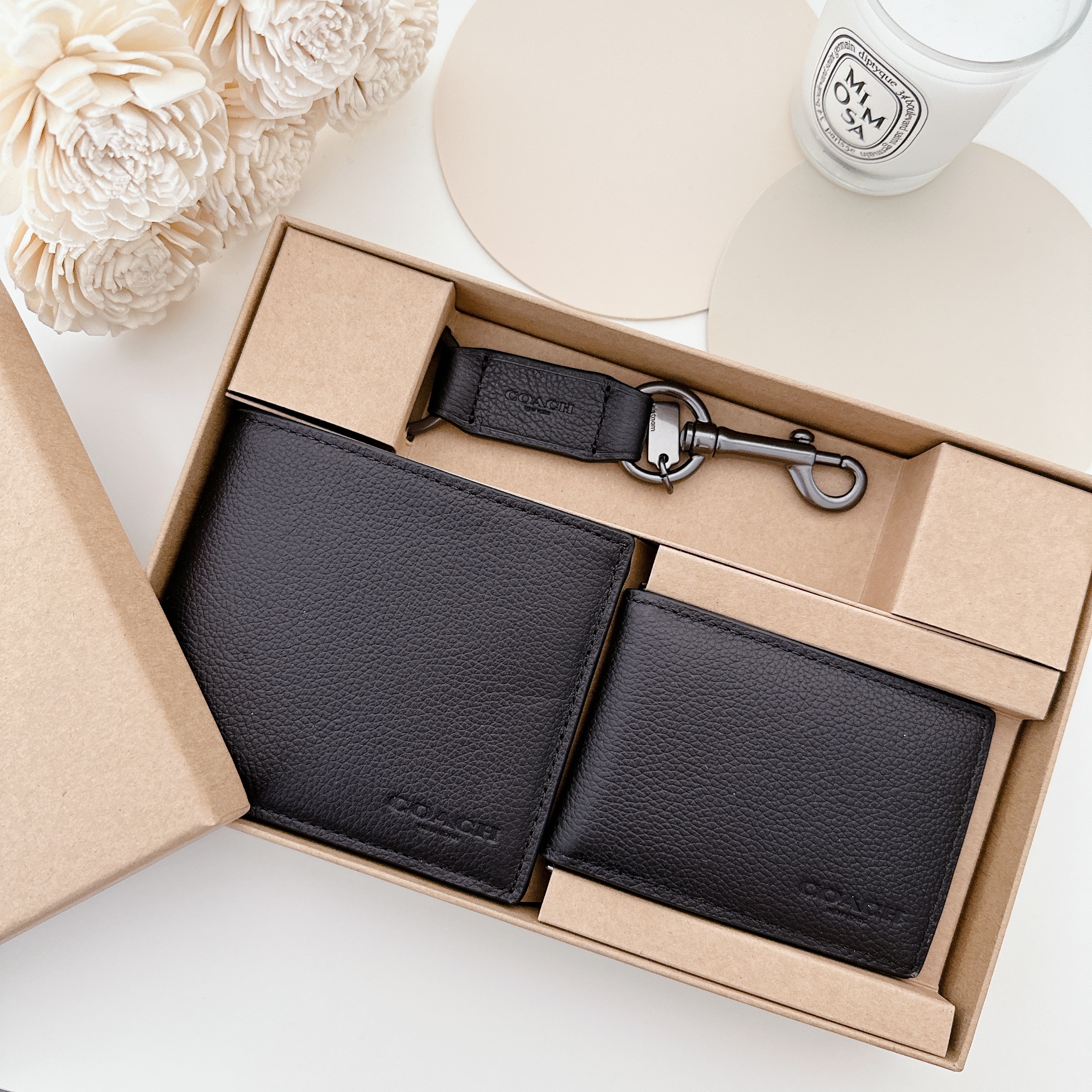 ［香港現貨］Coach Men 3-in-1 Wallet Gift Set