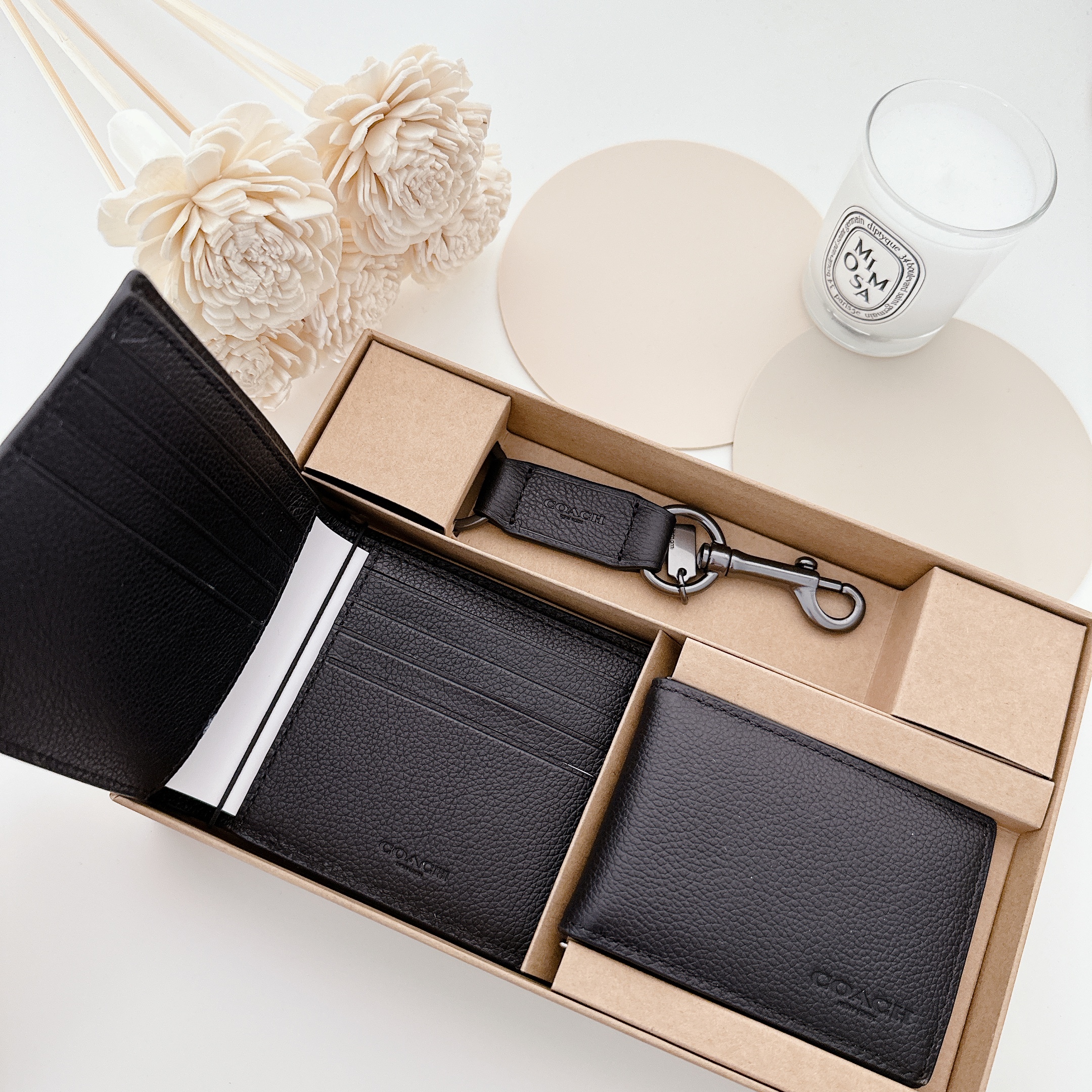 ［香港現貨］Coach Men 3-in-1 Wallet Gift Set