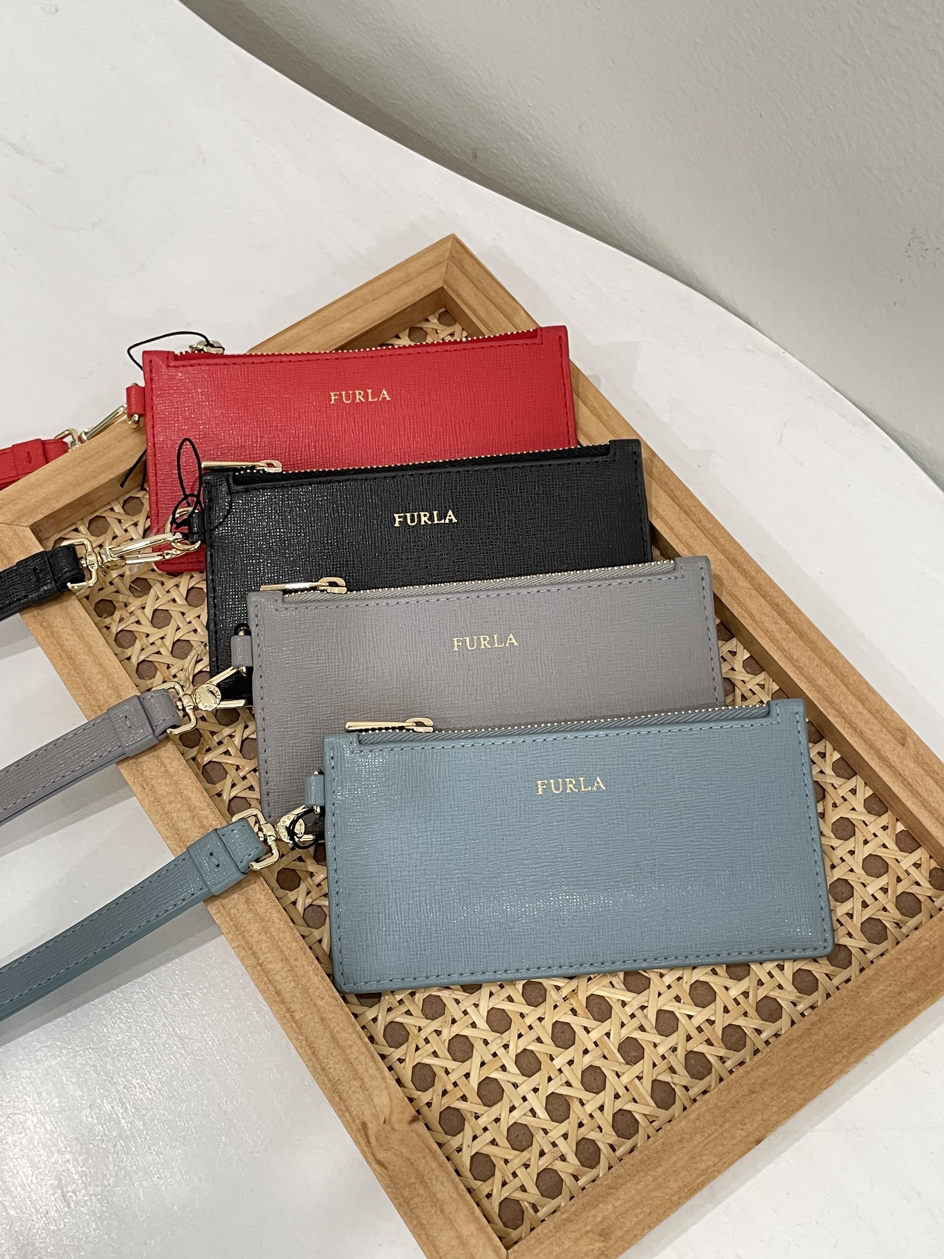 Furla Zip Card Holder with wristlet