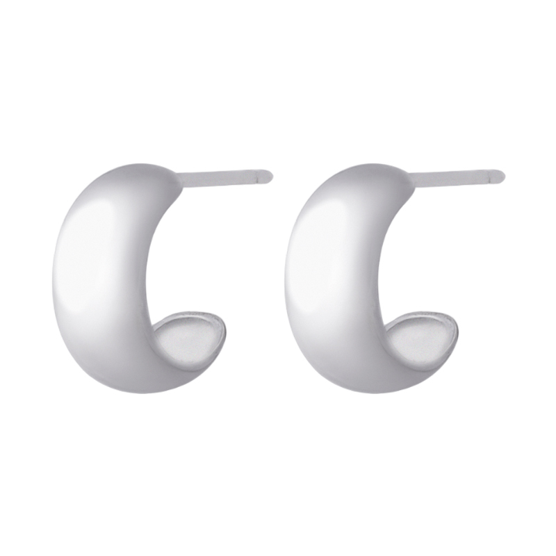 耳環　金環　①②まとめて 小閃鑽．耳針｜轉珠純銀耳環- 限時2件免運- Mine Accessory