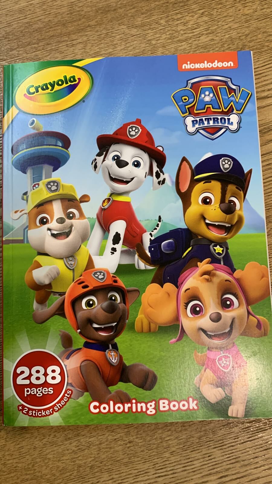 Crayola Paw Patrol Coloring Book 附貼紙 288頁