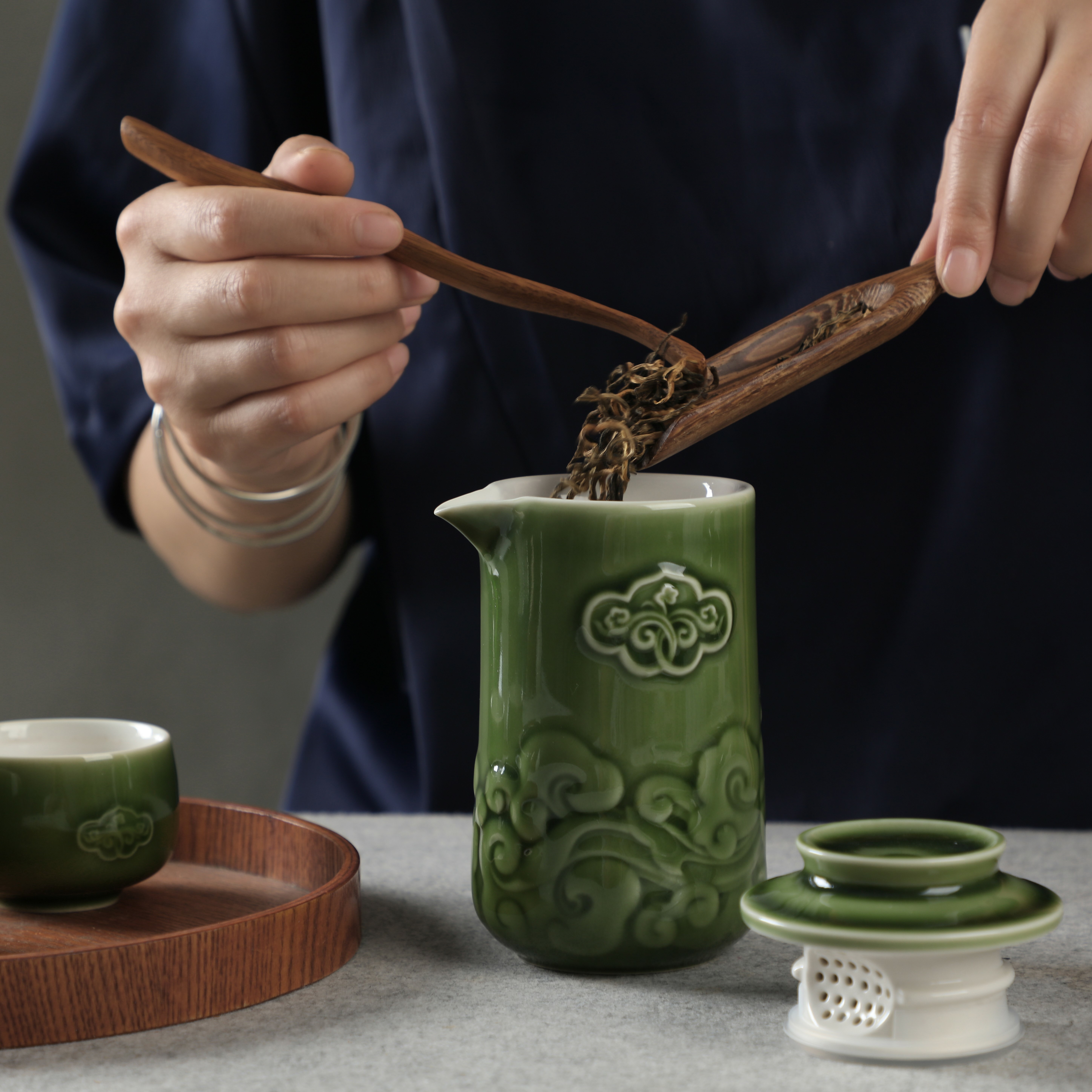 台灣 乾唐軒｜祥雲如意泡茶器組