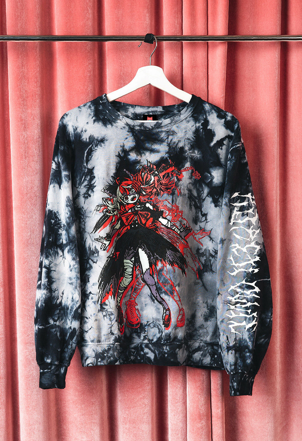 「官方代購」Hololive x Omocat Kureiji Ollie holoMeet Tie-Dye Sweater 🧟‍♀️