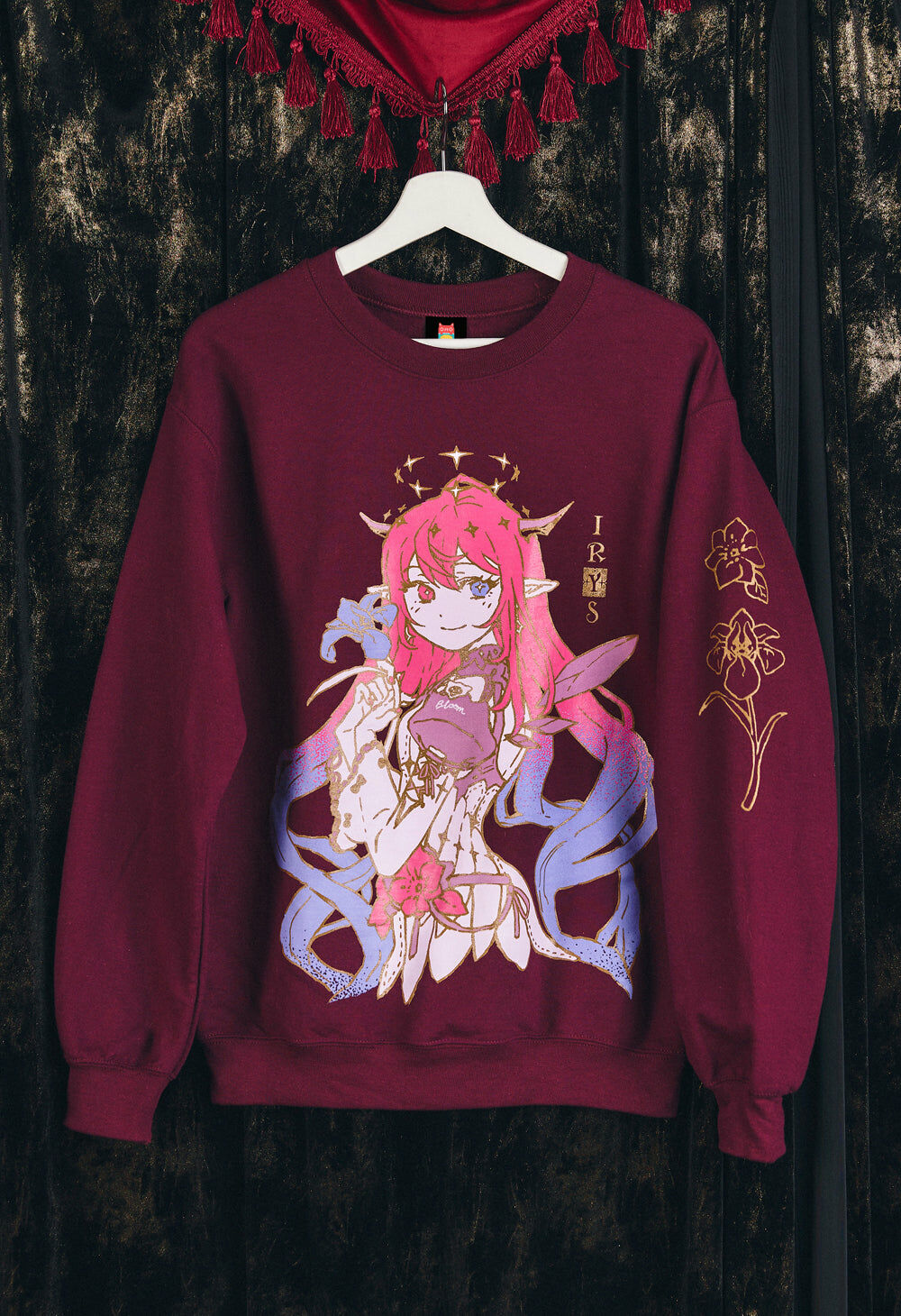 「官方代購」Hololive x Omocat IRyS holoMeet Sweater 💎