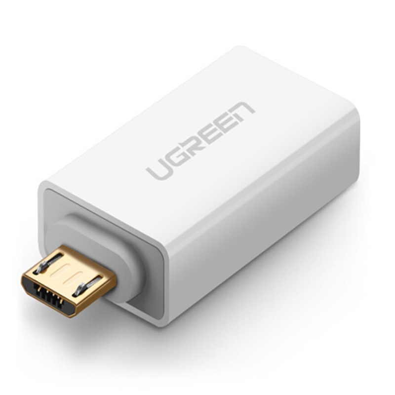 UGREEN - 30529 Micro USB轉USB轉接頭 (白色)