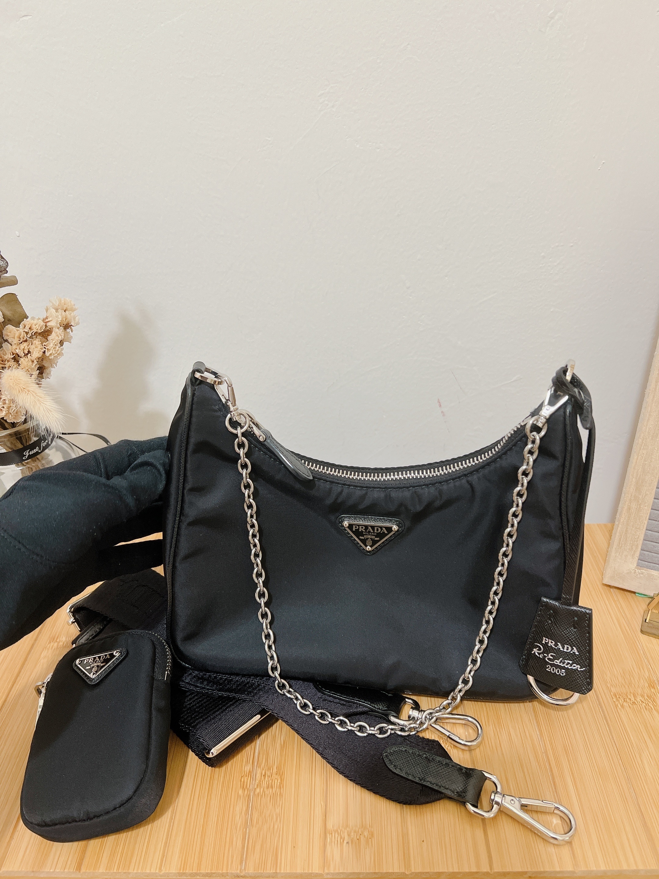 Prada hobo 3-in-1 re-edition 2005