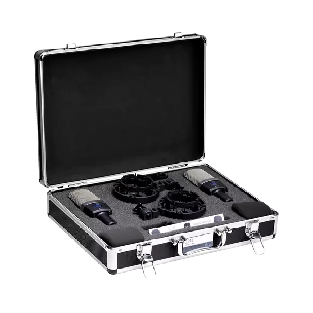 AKG AKG / C214 電容式麥克風 立體聲套組 台灣代理公司貨 — 三峽麥克風