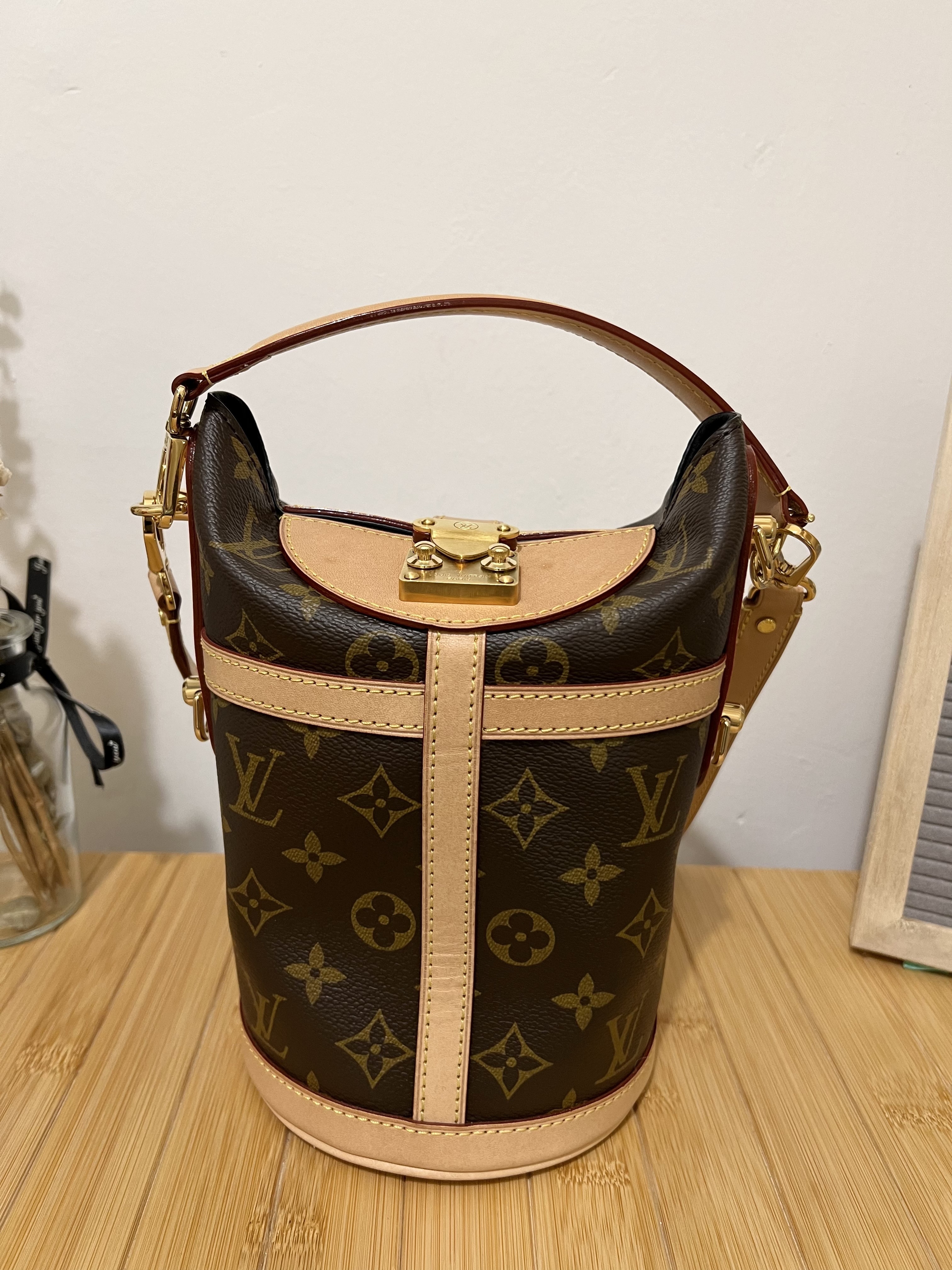 Lv duffle bucket bag