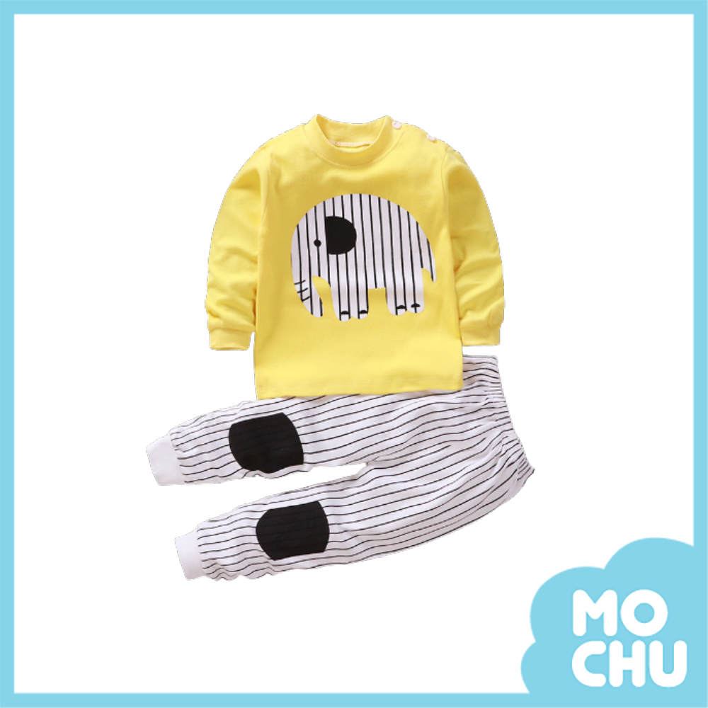 幸福黃色大象家居服套裝